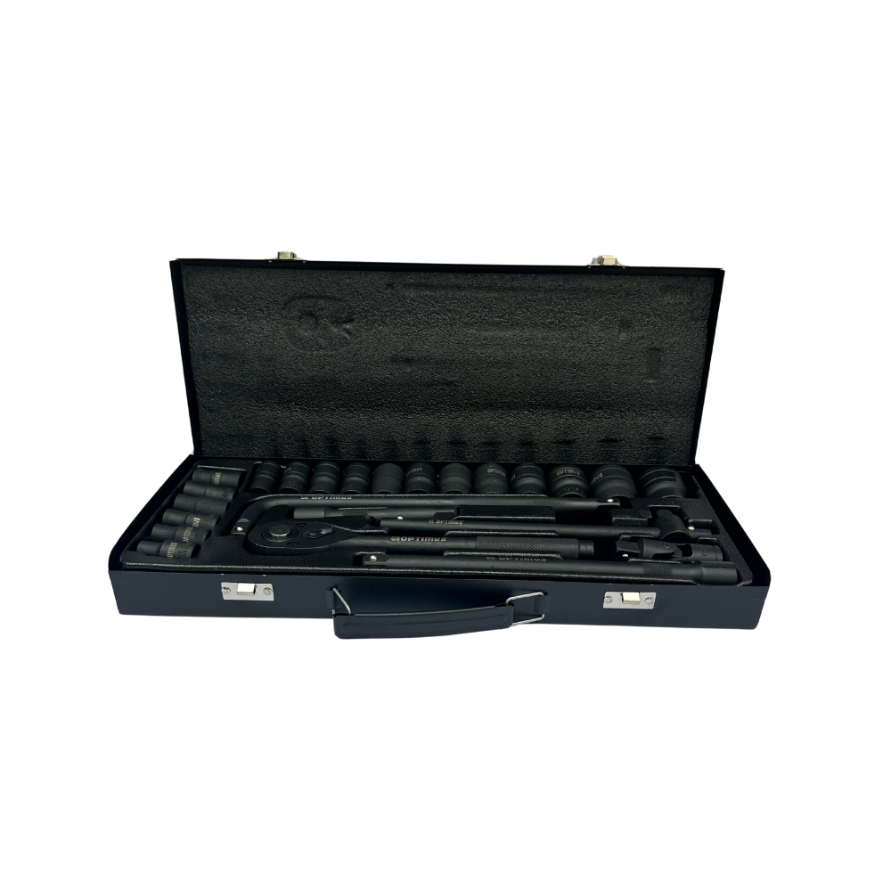 Trusa chei tubulare de impact 1/2, cu 24 piese, Chrome Vanadium