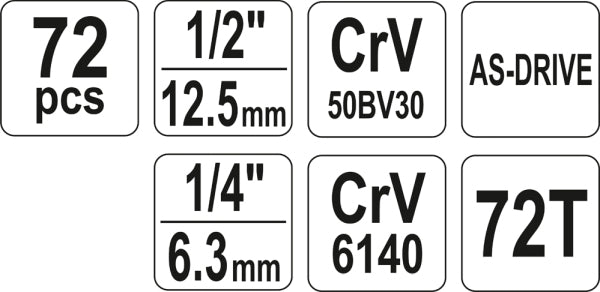 YATO - YT-38782 - Set scule