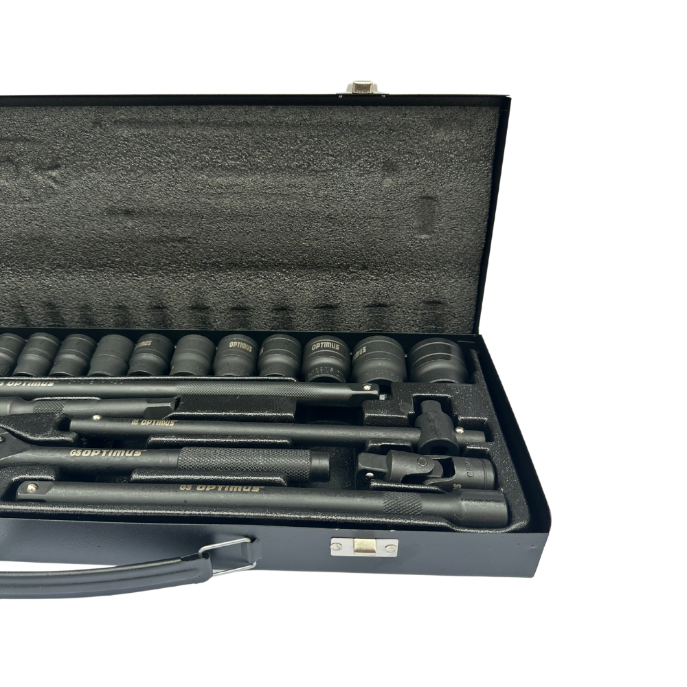 Trusa chei tubulare de impact 1/2, cu 24 piese, Chrome Vanadium