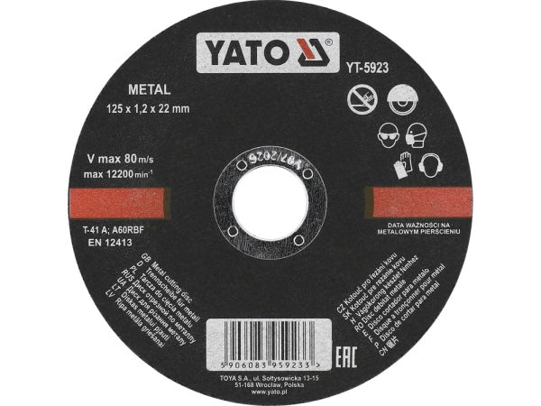 Disc debitare, polizor unghiular-YATO - YT-5920